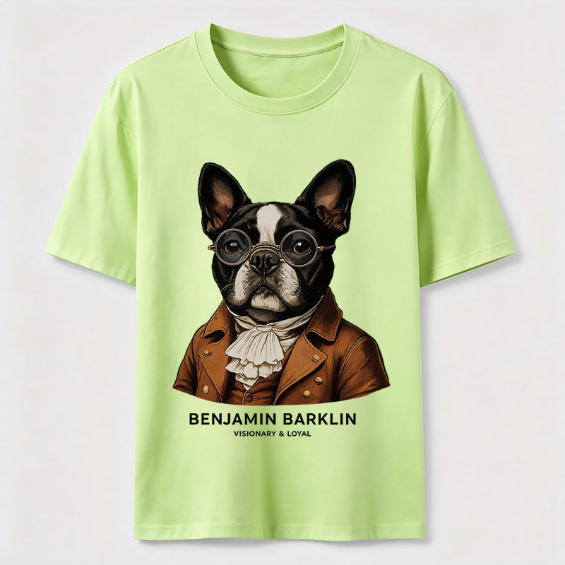 Benjamin Barklin Boston Terrier T-Shirt