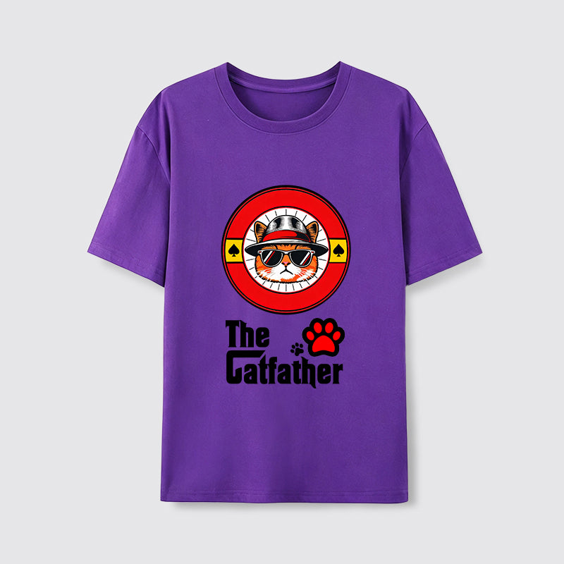 The Catfather Poker Face Cat T-Shirt