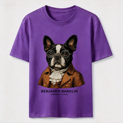 Benjamin Barklin Boston Terrier T-Shirt