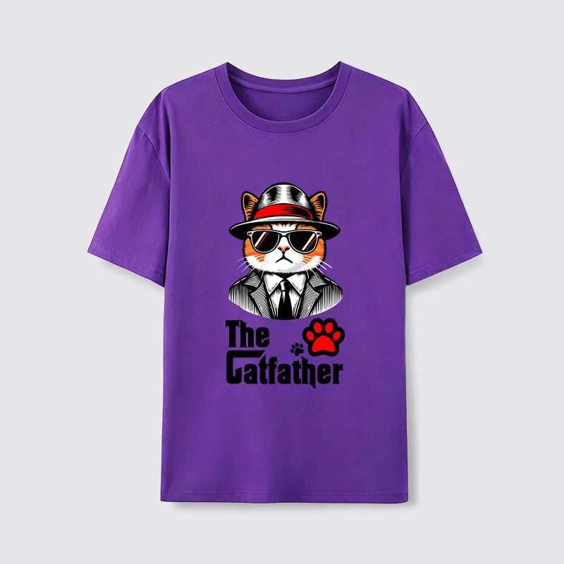 The Catfather Cool Gentleman Cat T-Shirt