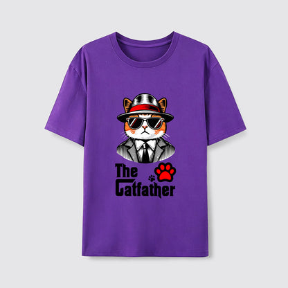 The Catfather Cool Gentleman Cat T-Shirt