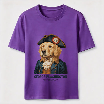 George Pawshington Golden Retriever T-Shirt