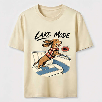 Lake Mode Dachshund Dog Tee