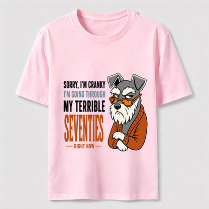 Terrible Seventies Cranky Schnauzer T-Shirt