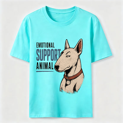 Emotional Support Bull Terrier T-Shirt