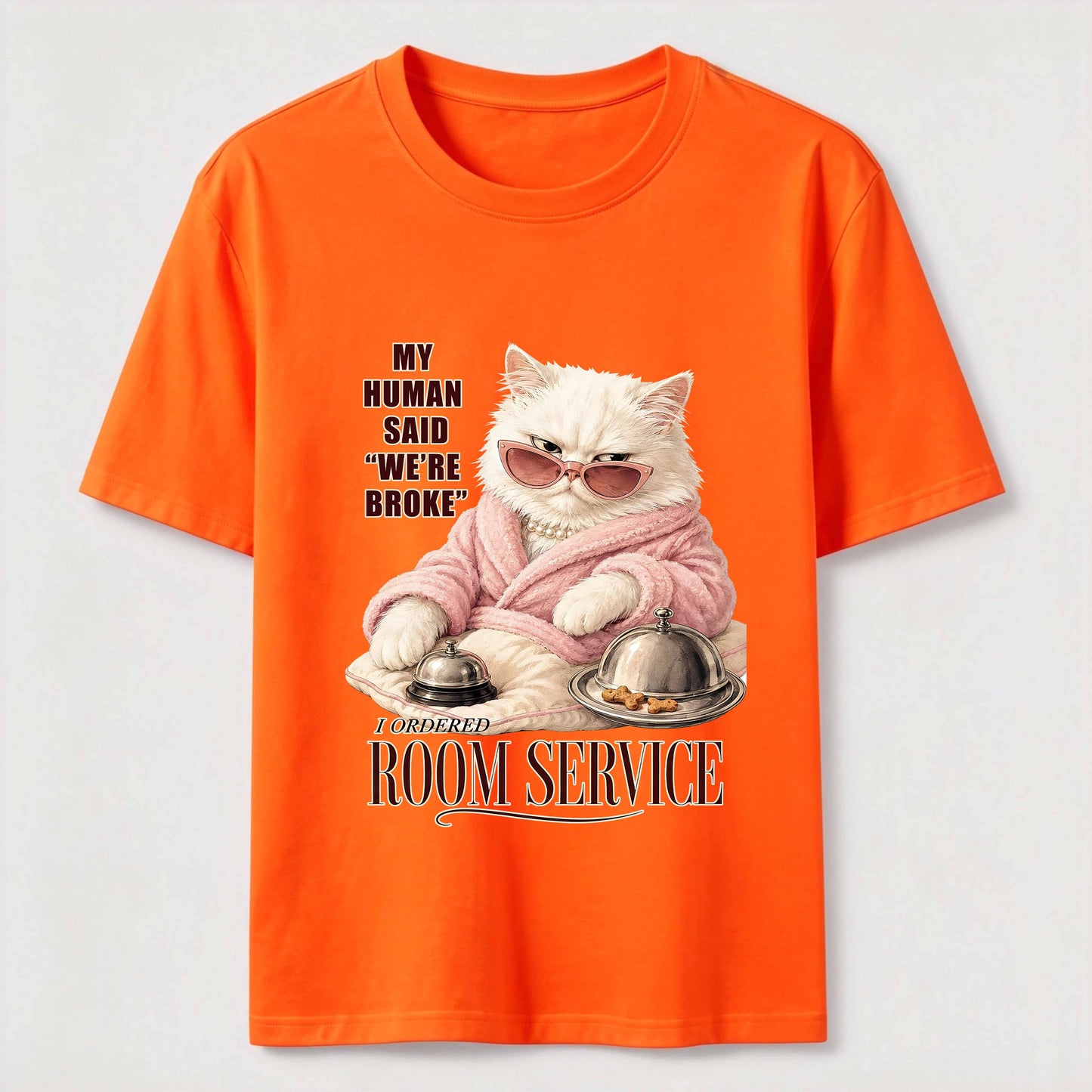 Room Service Luxury Cat T-Shirt