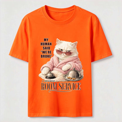 Room Service Luxury Cat T-Shirt