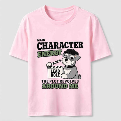 Main Character Dog Funny Schnauzer T-Shirt