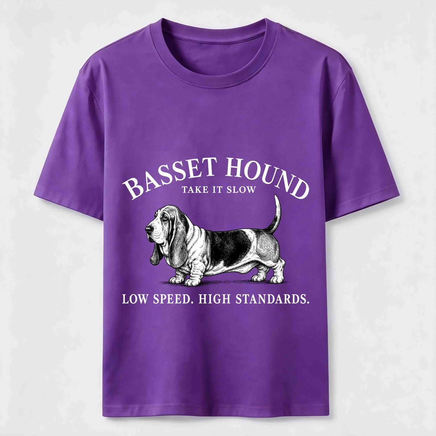 Take It Slow Basset Hound Tee