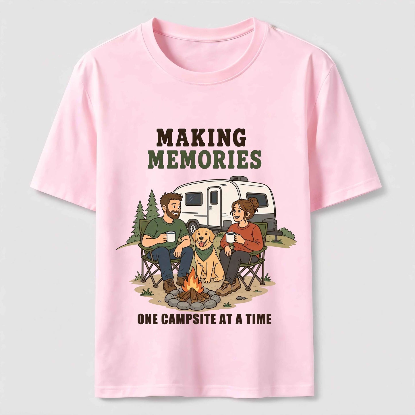 Making Memories Camping with My Dog T-Shirt