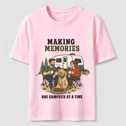 Making Memories Camping with My Dog T-Shirt