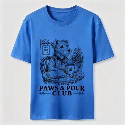 Paws And Pour Tea Dog Tee