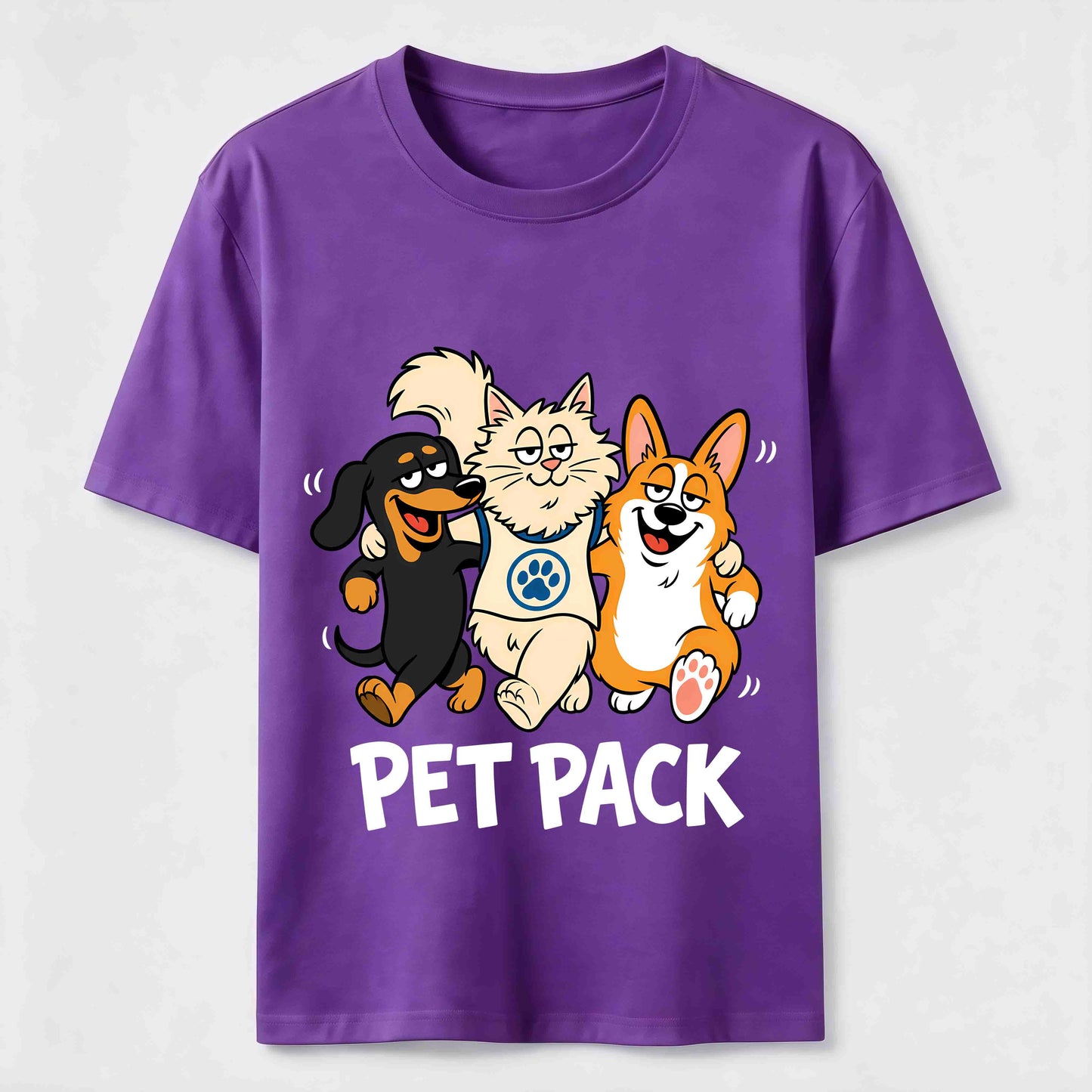 Pet Pack Dog And Cat Tee