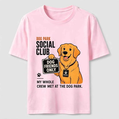 Dog Park Social Club Golden Retriever T-Shirt