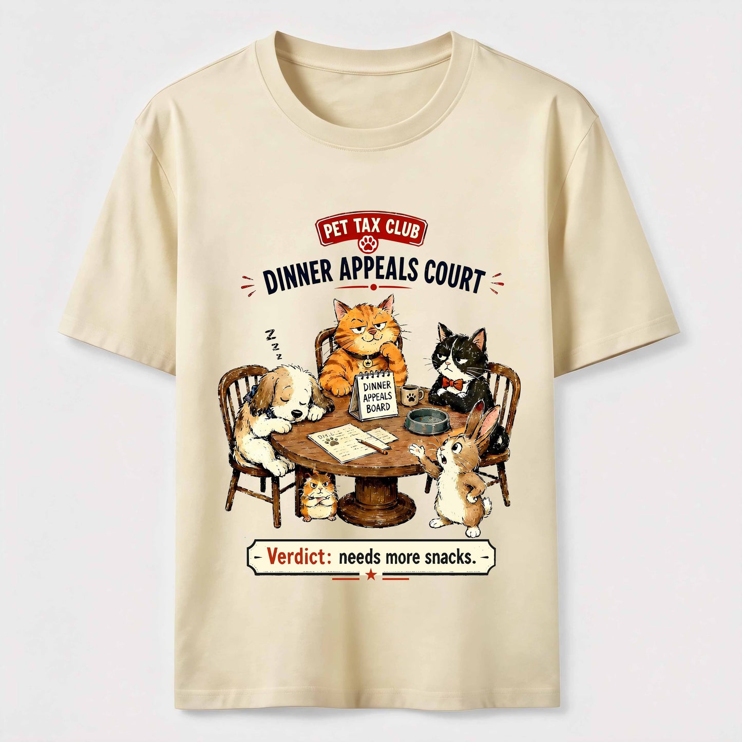 Pet Dinner Review Board T-Shirt