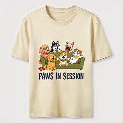 Paws In Session Pet Crew Tee