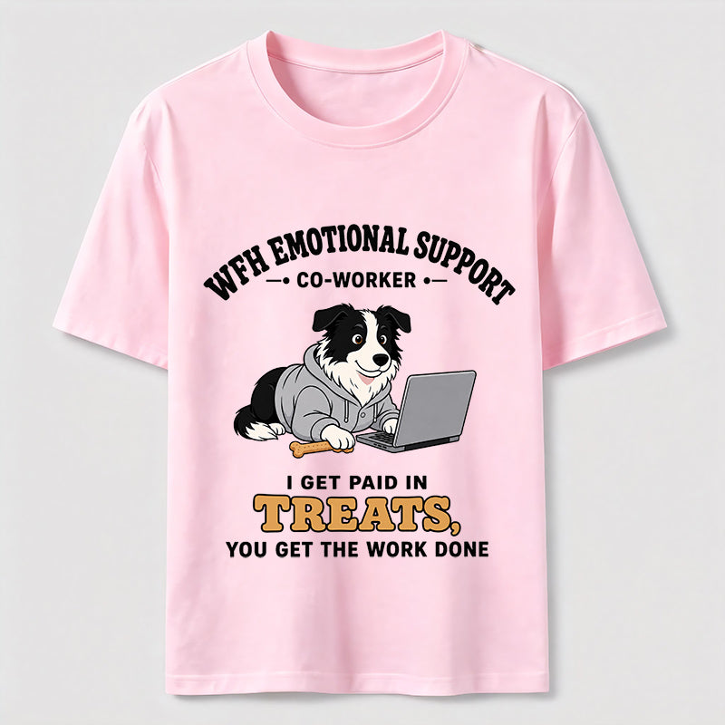 WFH Dog  Funny Emotional Support  T-Shirt