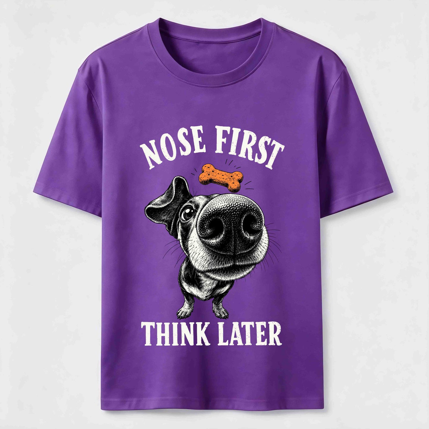 Nose First Dog Tee
