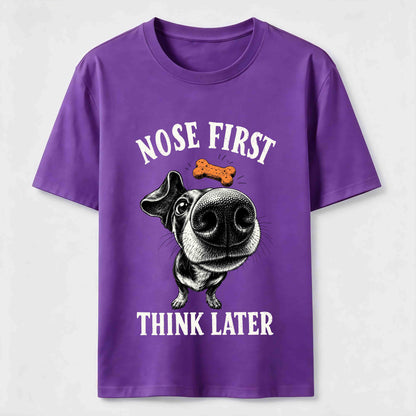 Nose First Dog Tee