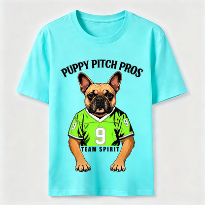 Team Spirit French Bulldog Athletic T-Shirt