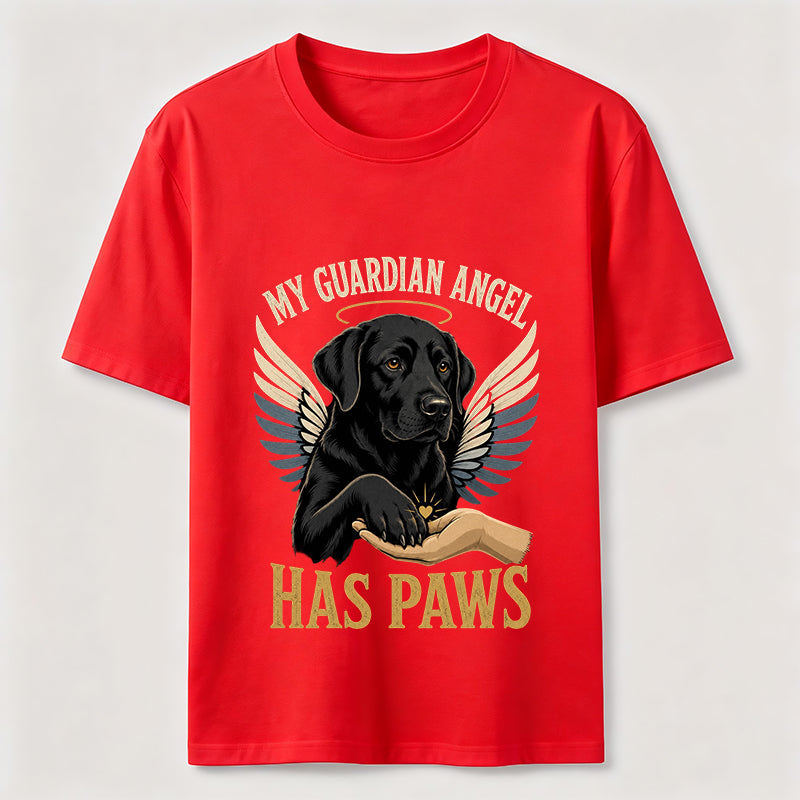 My Guardian Angel Has Paws T-Shirt