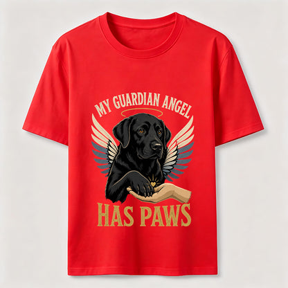 My Guardian Angel Has Paws T-Shirt