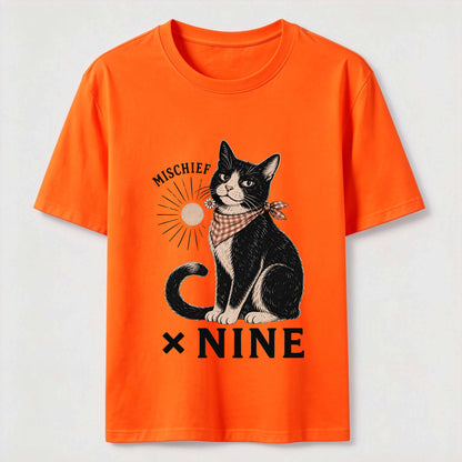 Mischief Times Nine Cat Tee