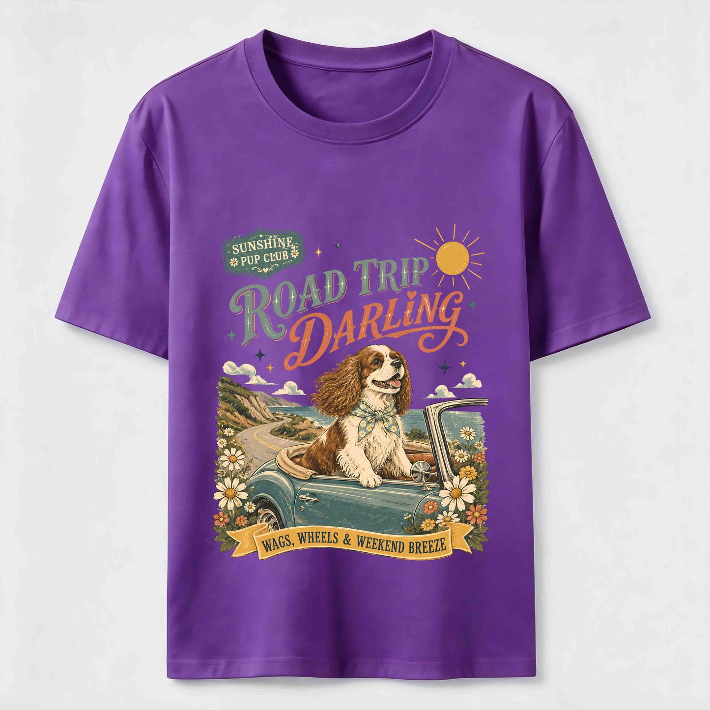 Road Trip Darling Dog Tee
