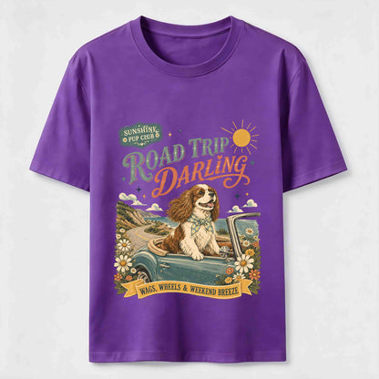 Road Trip Darling Dog Tee