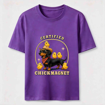 Certified Chick Magnet Dachshund T-Shirt