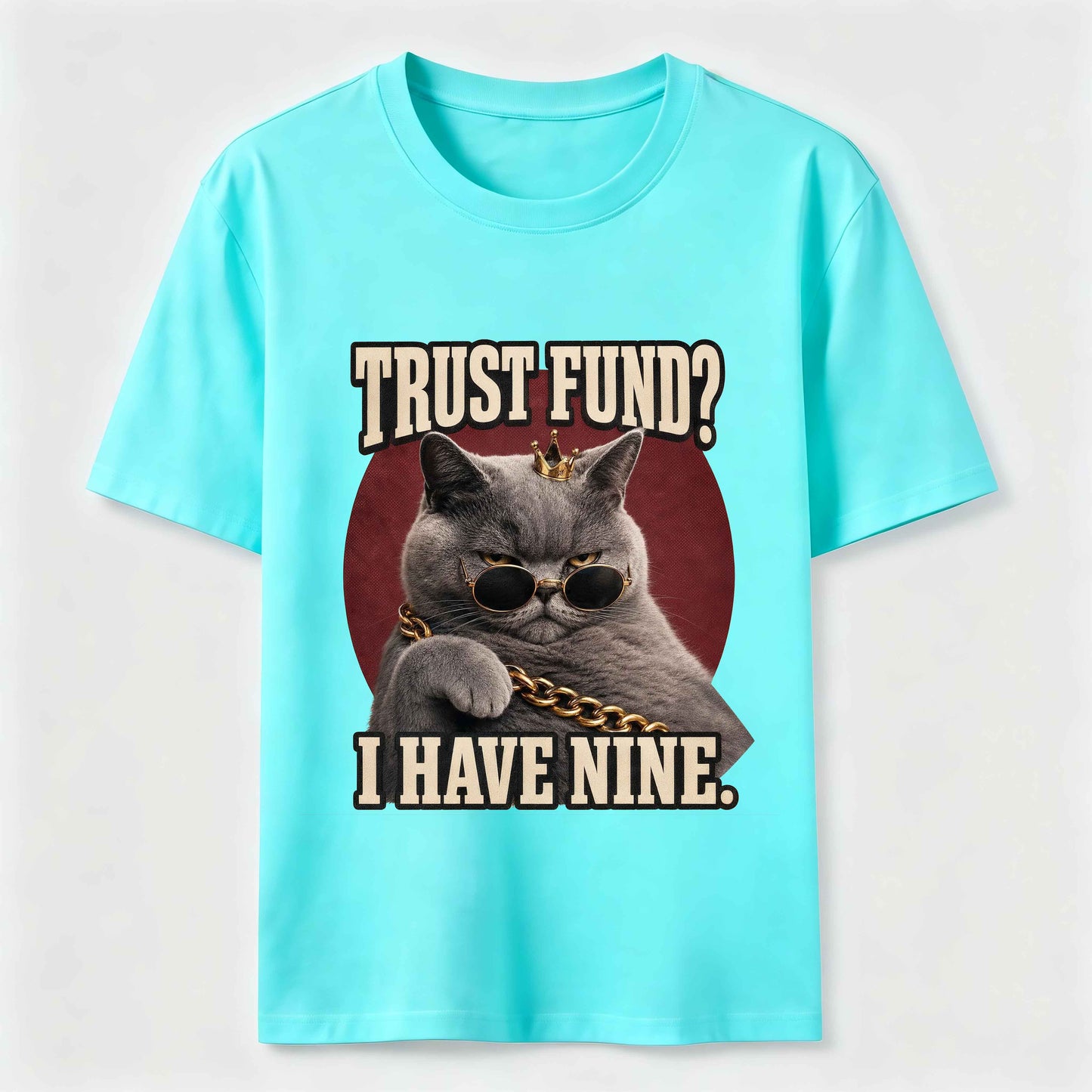 Trust Fund Nine Lives Cat Tee