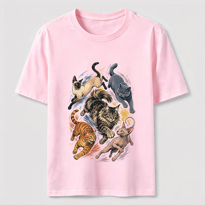 Cat Chase Squad Graphic Tee