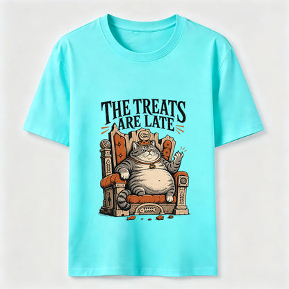 The Treats Are Late Cat Tee