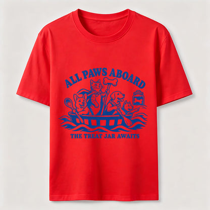 All Paws Aboard Pet Crew T-Shirt