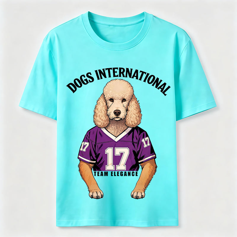Team Elegance Poodle Athletic T-Shirt