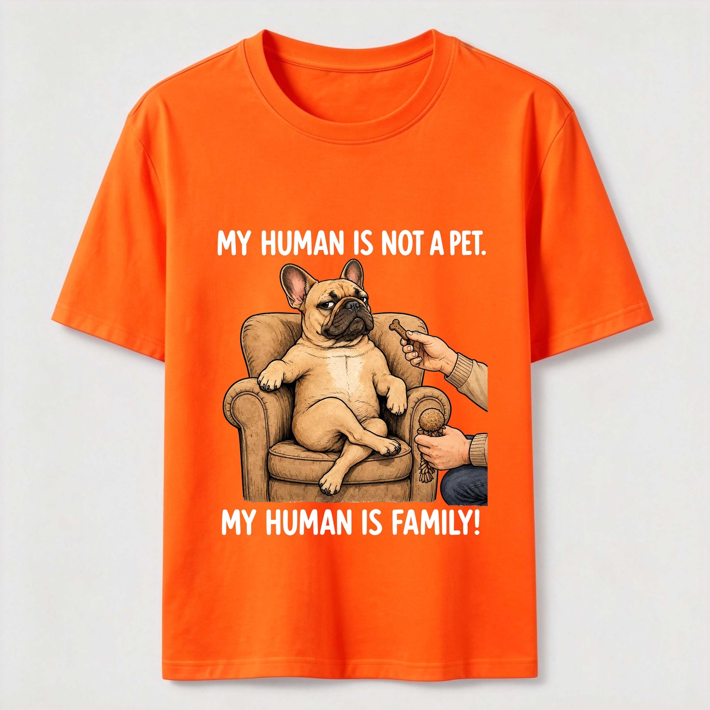 My Human Is Family Frenchie Tee