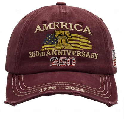 Bald 250th Anniversary 1776 2026 USA Embroidered Cap LM32 669027