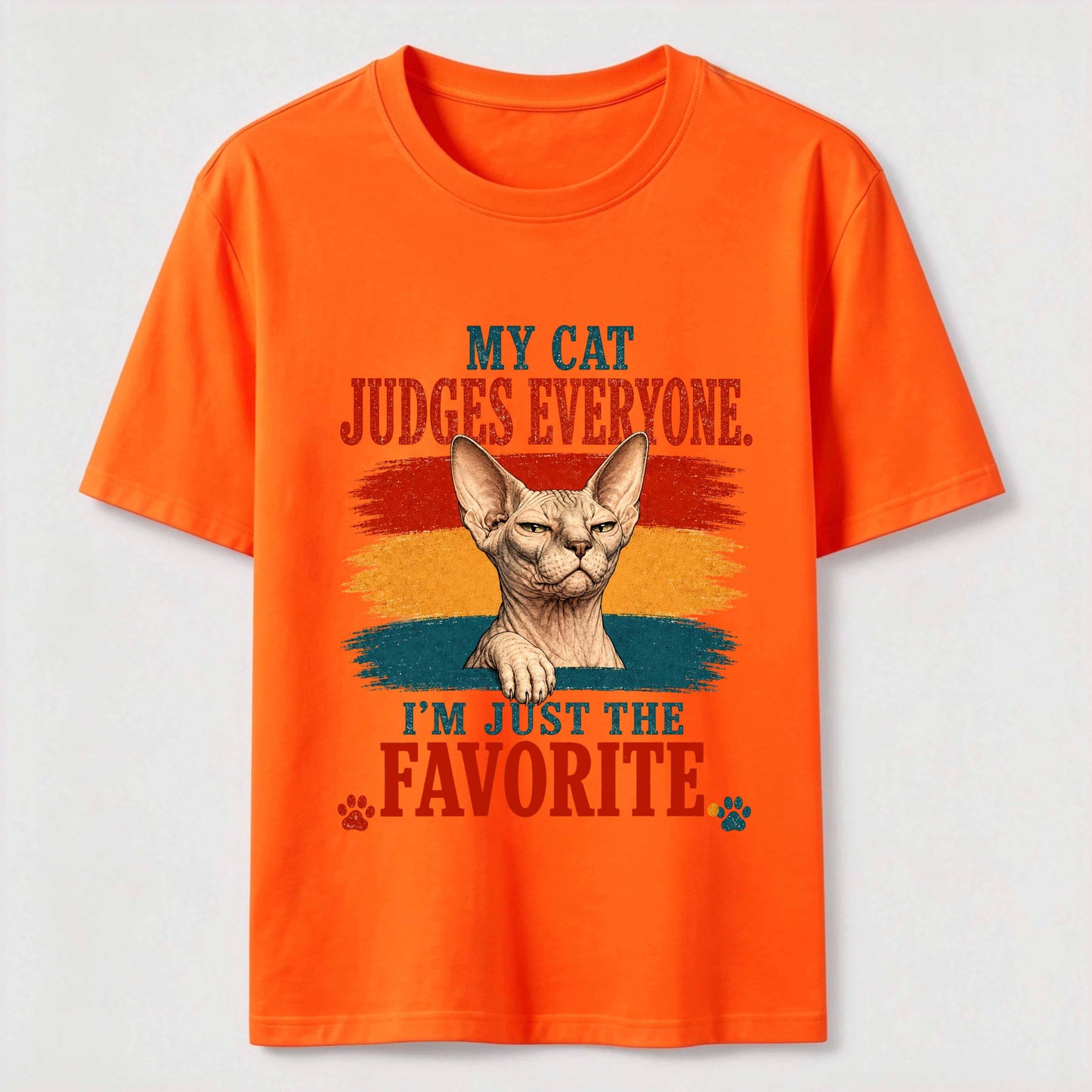 My Cat Judges Everyone Tee