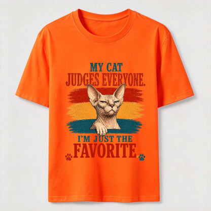 My Cat Judges Everyone Tee