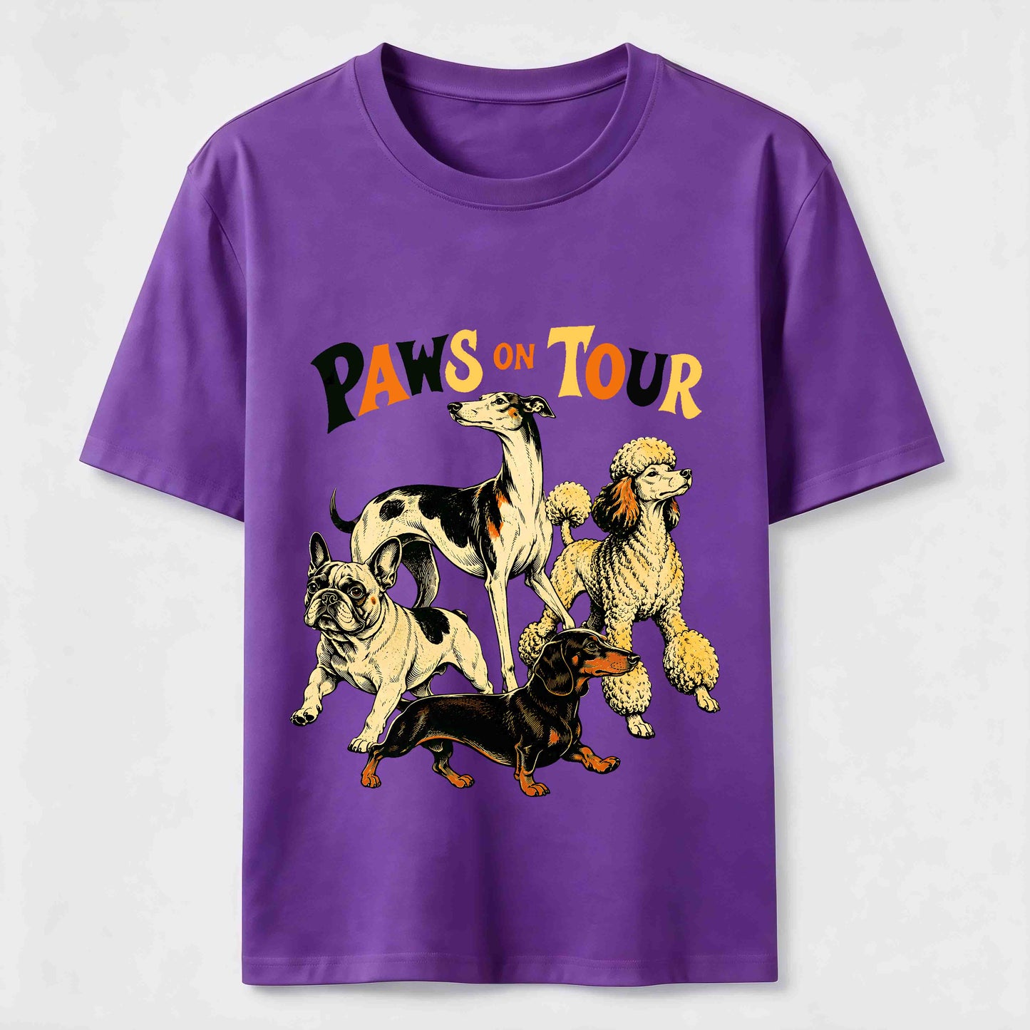 Dog Pack Road Trip Graphic T-Shirt