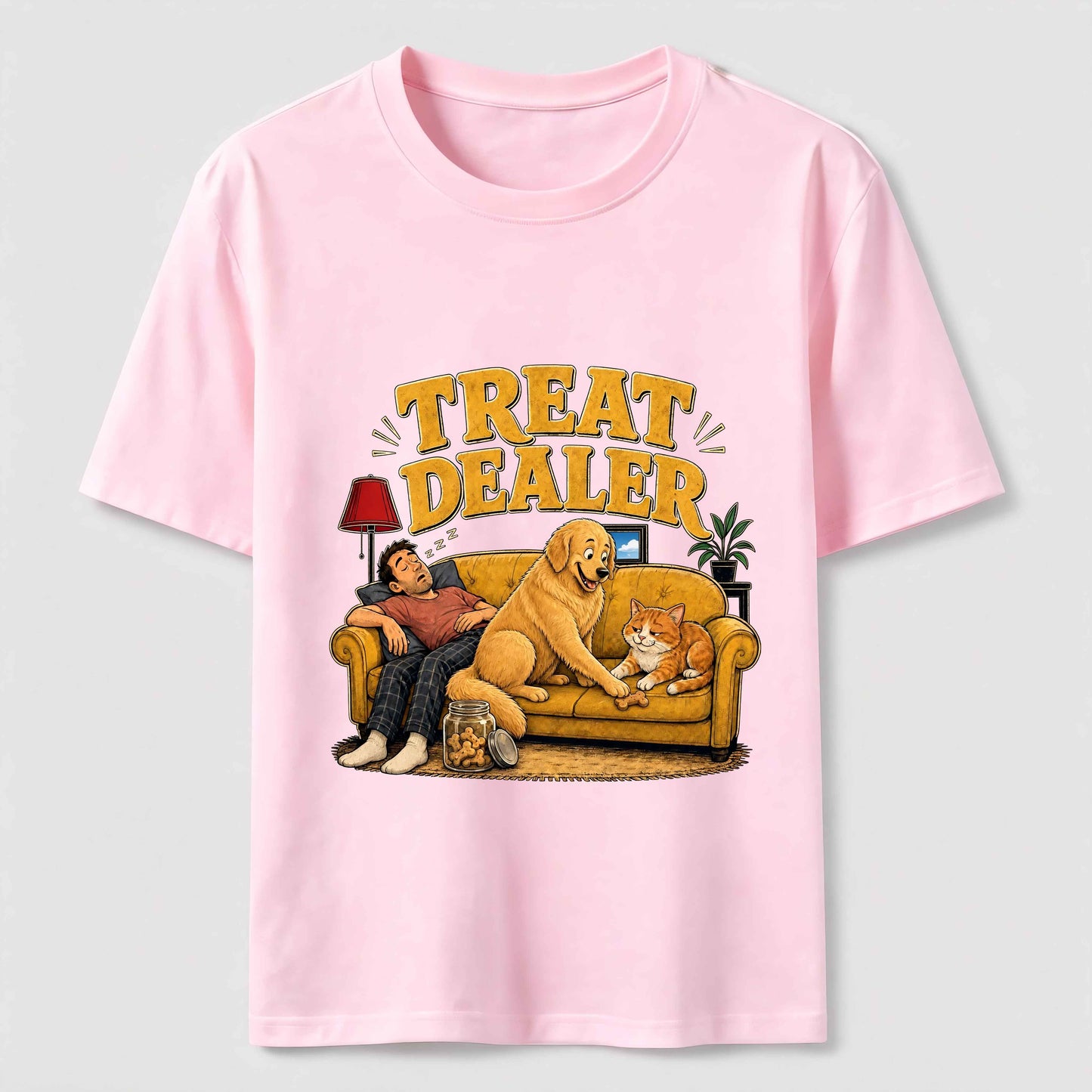 Funny Dog & Cat Parent Graphic Tee for Pet Lovers