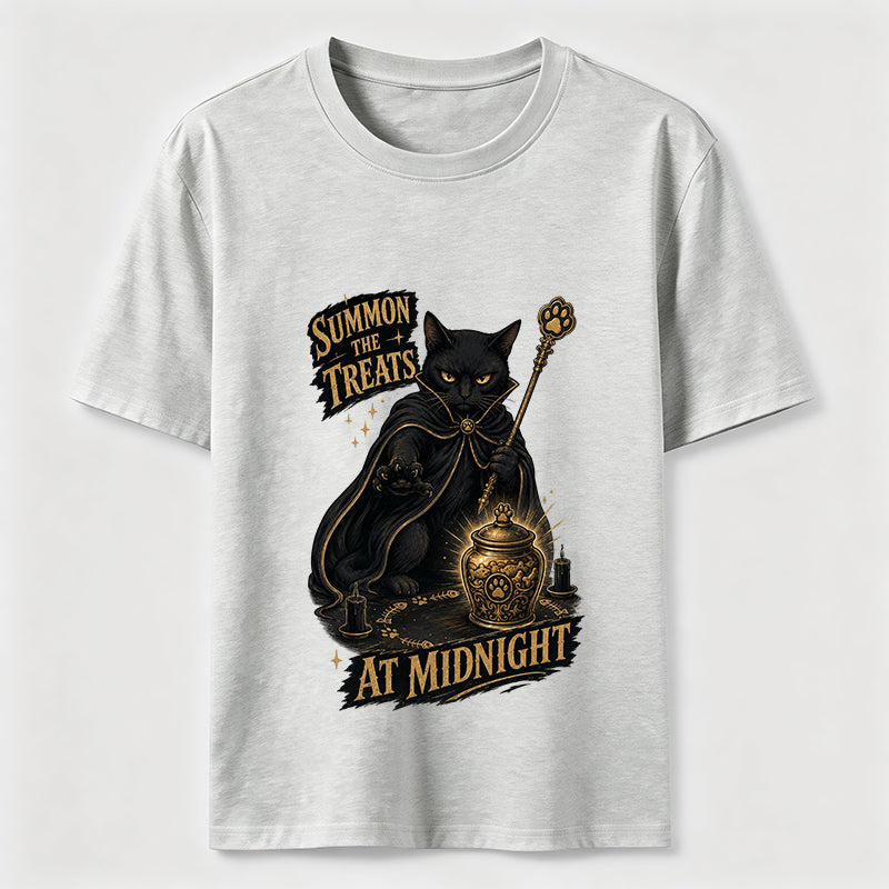 Midnight Treat Summoner Black Cat Tee