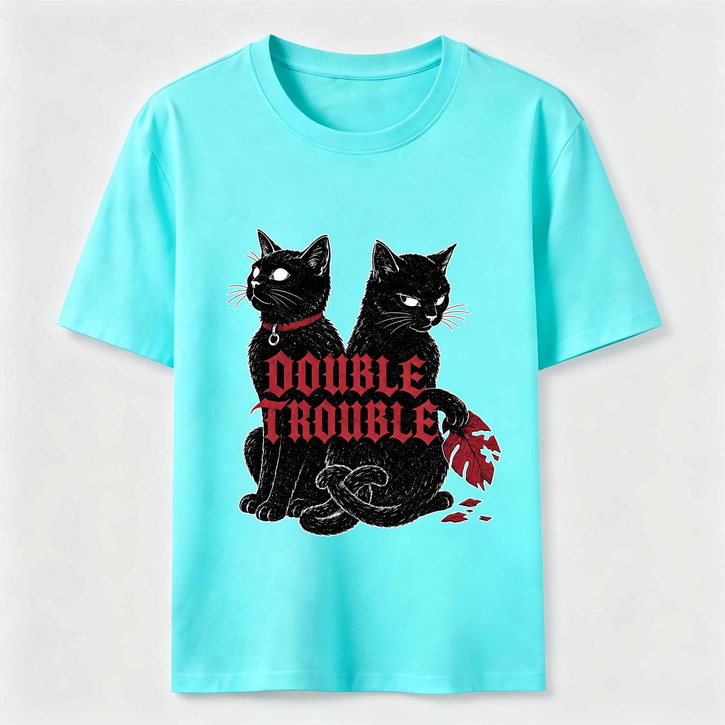Double Trouble Black Cat Tee