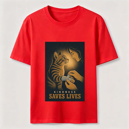 Every Paw Deserves Love – Cat Lover Graphic Tee