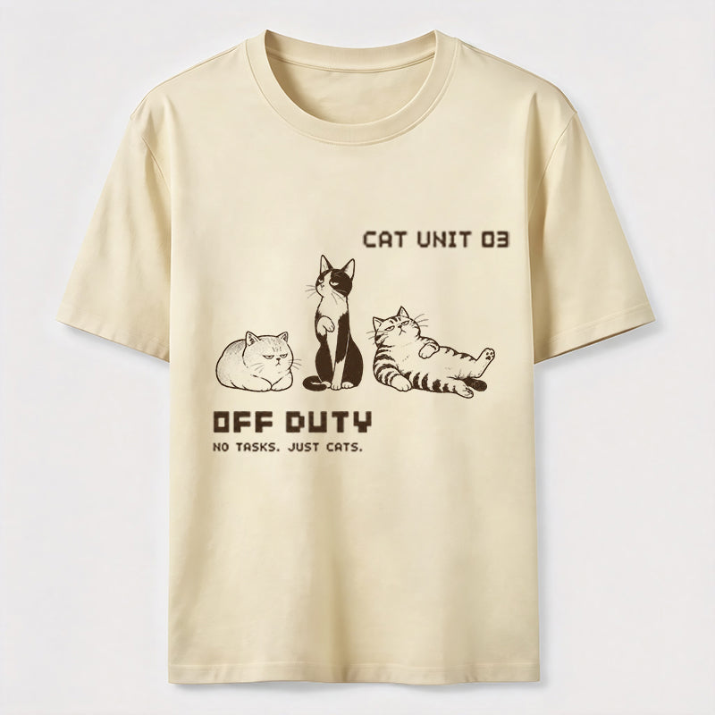 Off Duty Cat Unit Tee