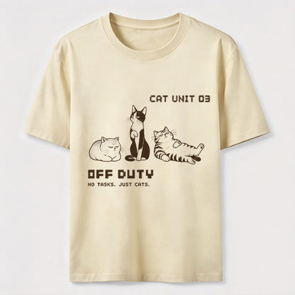 Off Duty Cat Unit Tee