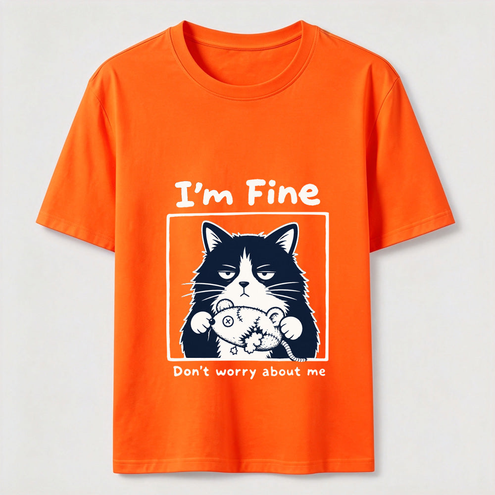 I'm Fine Grumpy Cat T-Shirt