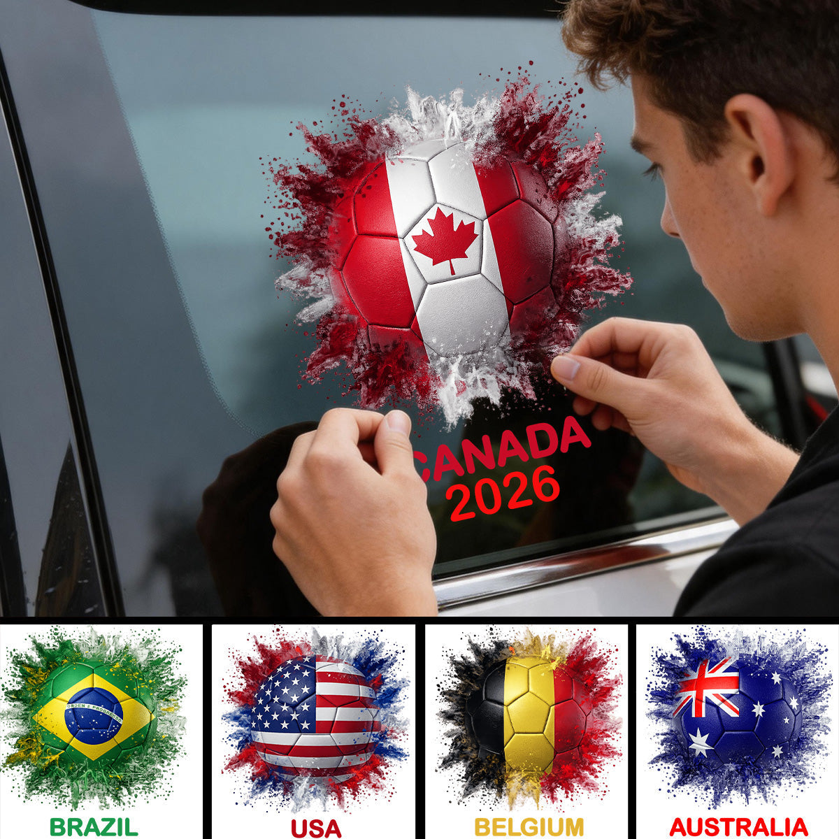 2026 Soccer Country Personalized Decal