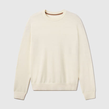 Anytime Crewneck Sweater -- Cream