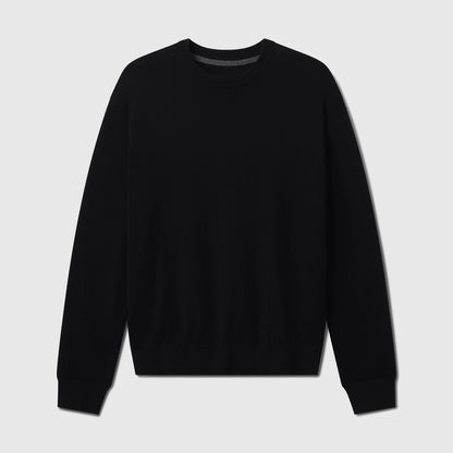 Anytime Crewneck Sweater -- True Black